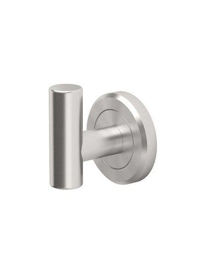 Latitude Robe Hook in Satin Nickel.